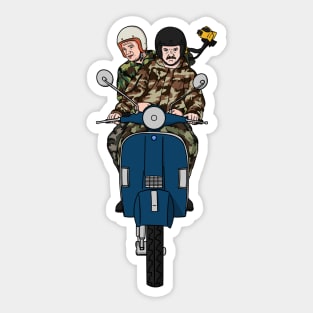 Simon & Garfunkel - Detectorists - DMDC Sticker